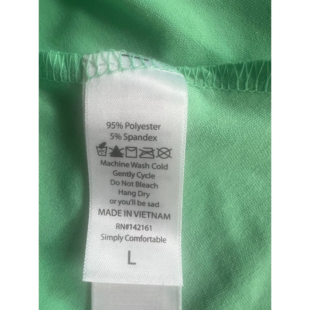Lularoe Nicki Mint Green Sleeveless Fit & Flare A-Line Dress Womens Large - Picture 6 of 16